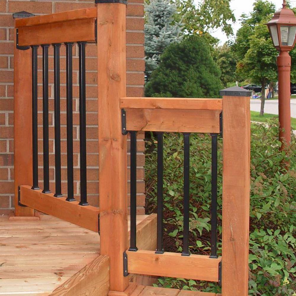 NUVO IRON 26 in. x 3/4 in. Galvanized Square Balusters (10-Pack)