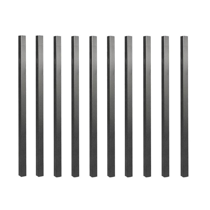 NUVO IRON 26 in. x 3/4 in. Galvanized Square Balusters (10-Pack)