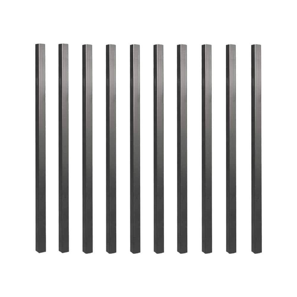 NUVO IRON 32 in. x 3/4 in. Galvanized Square Balusters (10-Pack)