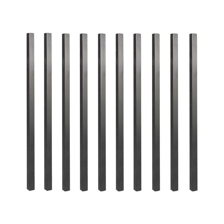 NUVO IRON 32 in. x 3/4 in. Galvanized Square Balusters (10-Pack)
