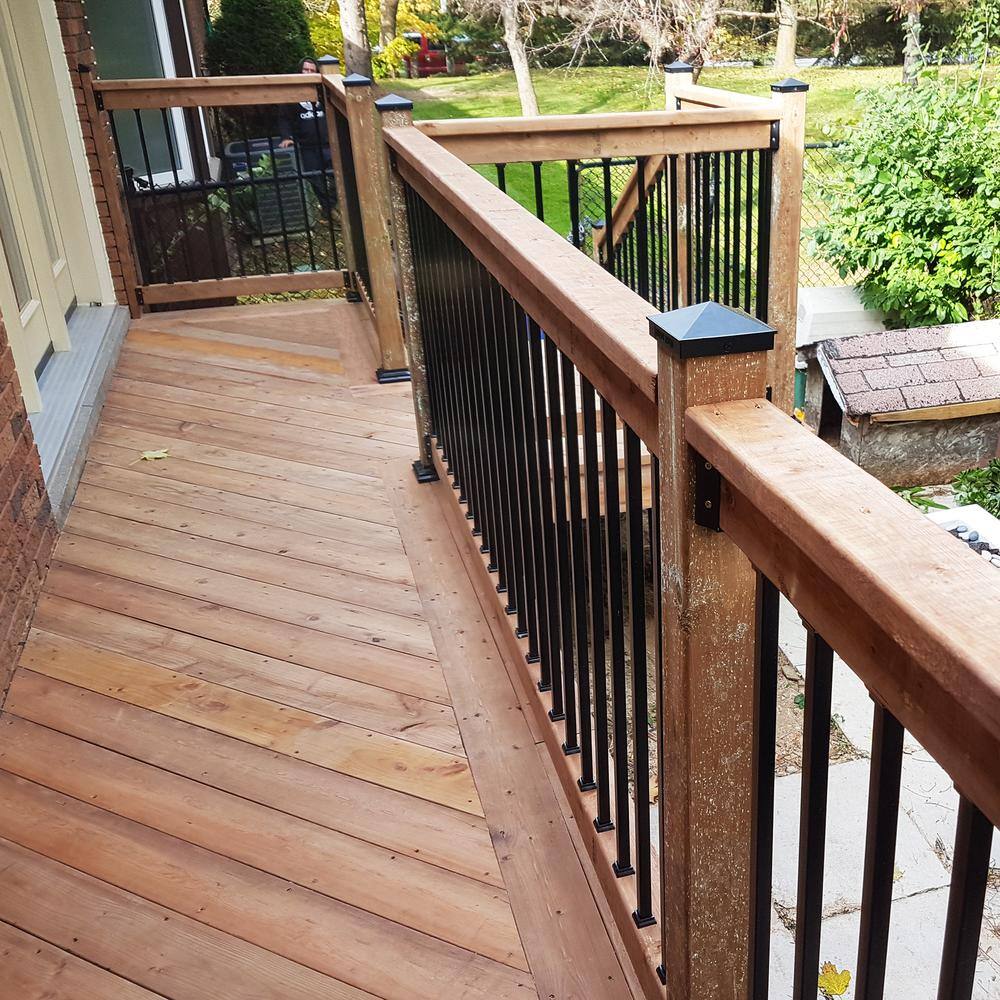 NUVO IRON 32 in. x 3/4 in. Galvanized Square Balusters (10-Pack)