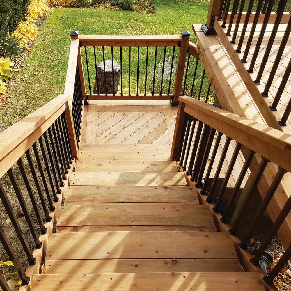 NUVO IRON 32 in. x 3/4 in. Galvanized Square Balusters (10-Pack)