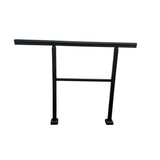 NUVO IRON 34.75 in. H x 48 in. W Black Aluminum Stair Railing Kit