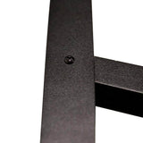 NUVO IRON 34.75 in. H x 48 in. W Black Aluminum Stair Railing Kit