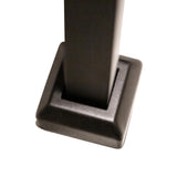 NUVO IRON 34.75 in. H x 48 in. W Black Aluminum Stair Railing Kit