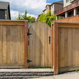NUVO IRON Black Galvanized Steel Gate Pull Handle (24-Pack)