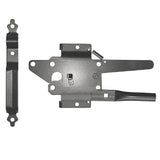 NUVO IRON Black Heavy-Gauge Galvanized Steel Traditional Post Latch (24-Pack)