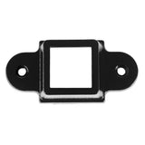 NUVO IRON Legacy Collection Powder Coated Black Galvanized Steel Wall Bracket for Fence Panels