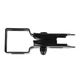 NUVO IRON Legacy Collection Powder Coated Black Galvanized Steel Universal Brackets for Fence Panels
