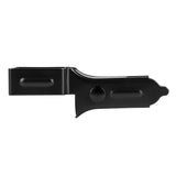 NUVO IRON Legacy Collection Powder Coated Black Galvanized Steel Universal Brackets for Fence Panels