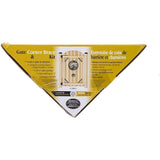 NUVO IRON Black Galvenized Steel Gate Corner Frame Brace and Hinge Kit (8-Piece)