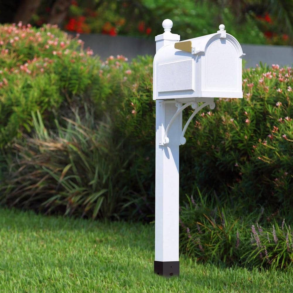 NUVO IRON 4 in. x 4 in. Black Multi-Purpose Yard and Lawn Spike for In-Ground Post Support