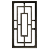 NUVO IRON EZ Install 6-Standard Fence Board Arched Pro Gate Frame with One 9 in. x 17 in. Rectangle Gate Insert