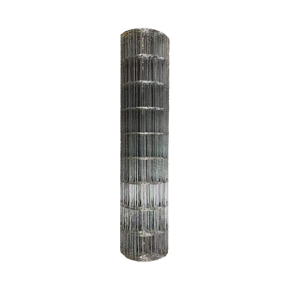 NUVO IRON Welded Wire Mesh 3 ft. x 50 ft. Utility Fence, 2 in. x 4 in. Rectangular Mesh, Hot Dipped Galvanized