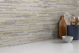 Emser Infinity Aeon Glass Border Mosaic Tile, 12-in x 12-in Sheet, 12-Pack