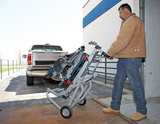 Bosch T4B Gravity-Rise Portable Folding Miter Saw Stand with Wheels