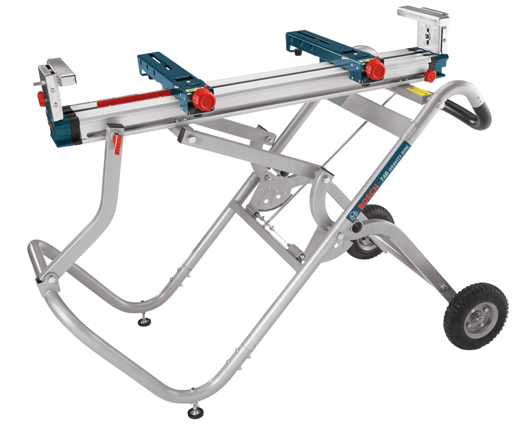 Bosch T4B Gravity-Rise Portable Folding Miter Saw Stand with Wheels