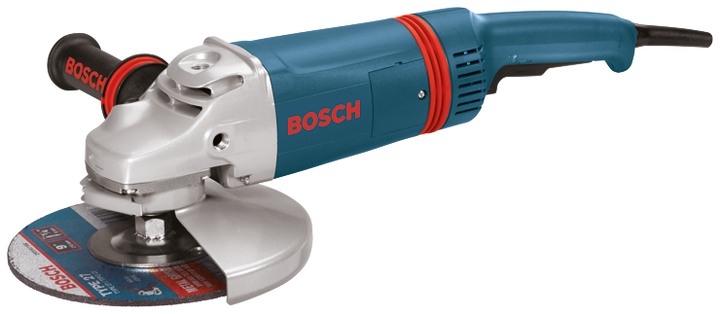 Bosch 9-In. Trigger Switch Corded Angle Grinder, 15A, 6,000 RPM (1893-6)