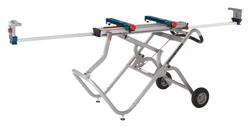 Bosch T4B Gravity-Rise Portable Folding Miter Saw Stand with Wheels