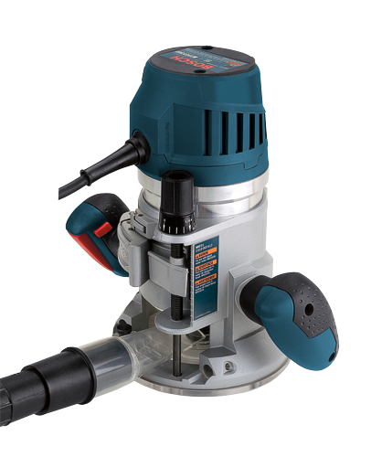 Bosch 15 Amp 3-1/2 in. 2.3 HP Corded Variable-Speed Fixed-Base Router Kit with Trigger Control (MRF23EVS)