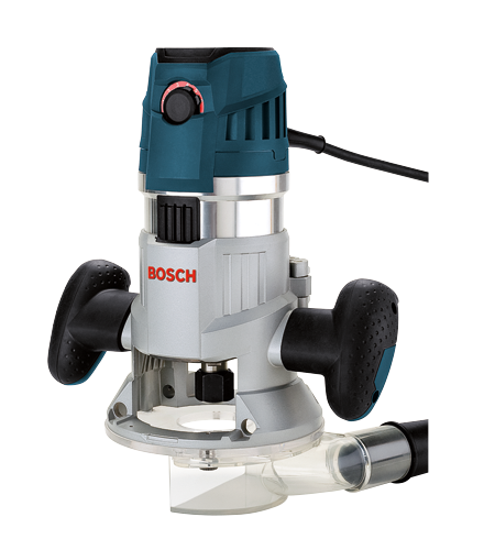 Bosch 15 Amp 3-1/2 in. 2.3 HP Corded Variable-Speed Fixed-Base Router Kit with Trigger Control (MRF23EVS)