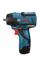 Bosch 12V Max Brushless 3/8 in. Cordless Impact Wrench, Variable Speed (2 Batteries Included)