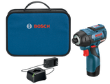 Bosch 12V Max 1/4-in Variable Speed Brushless Cordless Impact Driver Kit (PS42-02)