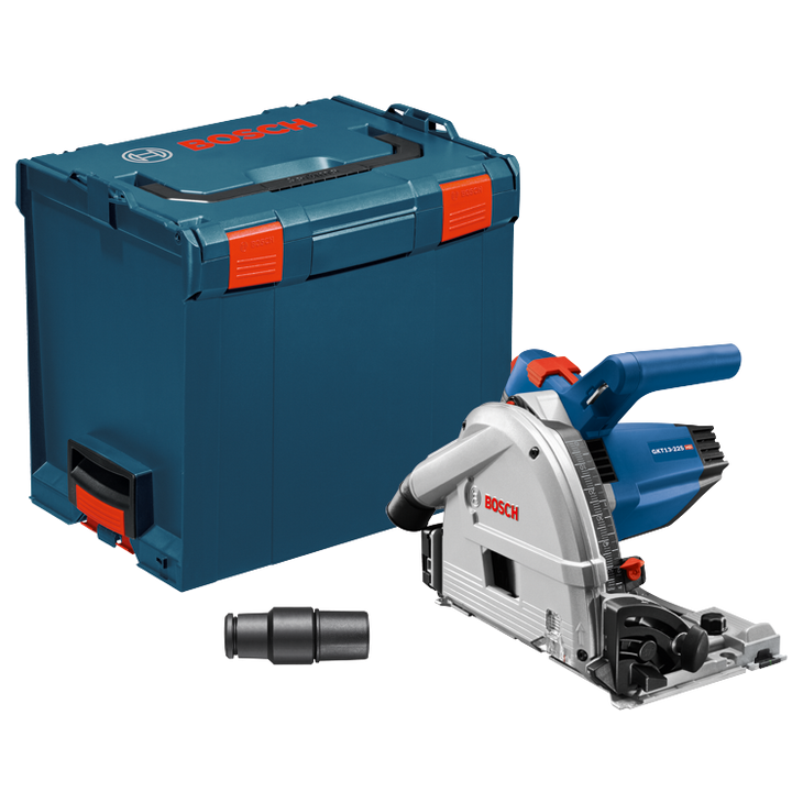 Bosch 6-1/2 in. 13 Amp Corded Track Saw with Plunge Action and L-BOXX Carrying Case (GKT13-225L)