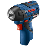 Bosch 12V Max Brushless 3/8 in. Cordless Impact Wrench, Variable Speed (2 Batteries Included)