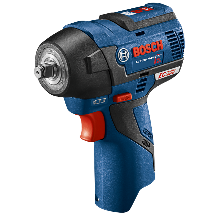 Bosch 12V Max Brushless 3/8 in. Cordless Impact Wrench, Variable Speed (2 Batteries Included)