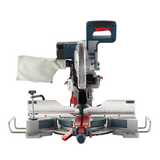 Bosch 15 Amp Corded 10 in. Dual-Bevel Sliding Glide Miter Saw with 60-Tooth Blade + 32-1/2 in. Folding Leg Stand