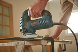 Bosch 7 Amp Corded Variable Speed Top-Handle Jig Saw Kit with Case + Bonus T‑Shank Jig Saw Blades (15-Pack)