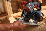 Bosch CORE18V 18-Volt 6-1/2-in Cordless Circular Saw Kit with Brake and Aluminum Shoe (CCS180-B15)