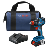 Bosch 18-Volt 1/4-in & 1/2-in Cordless Impact Driver/Wrench Kit (2 Batteries Included)