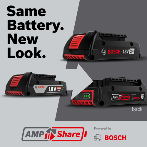 Bosch 18V Lithium-Ion 2.0Ah Power Tool Battery, 2-Pack (BAT612-2PK)