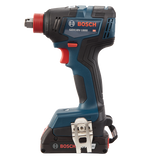 Bosch 18-Volt 1/4-in & 1/2-in Cordless Impact Driver/Wrench Kit (2 Batteries Included)