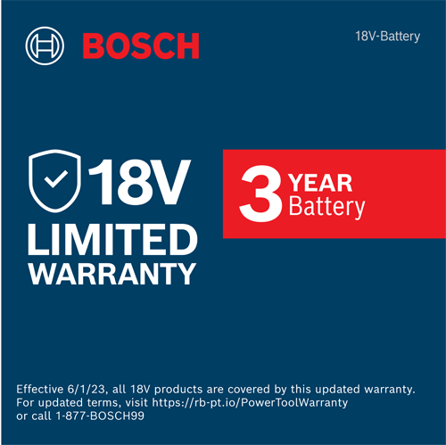Bosch 18V Lithium-Ion 2.0Ah Power Tool Battery, 2-Pack (BAT612-2PK)