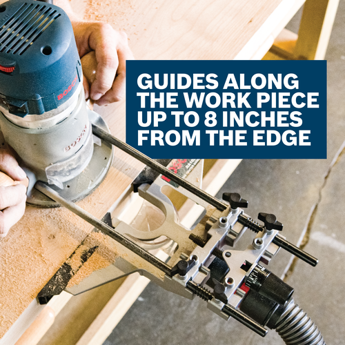 Bosch RA1054 Deluxe Router Guide with Circle-Cutting and Dust Extraction