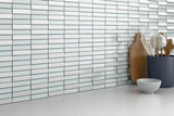 Emser Illumina 11-Pack Halo Stone and Glass Border Tile (12-in x 12-in)