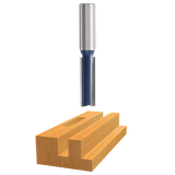 Bosch 9/32-in Carbide-Tipped Double-Flute Straight Router Bit