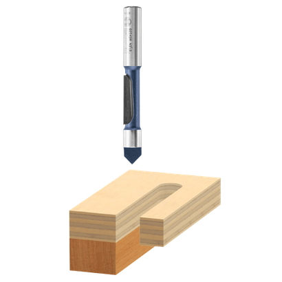 Bosch 1/2-in Carbide-Tipped Pilot Panel Router Bit