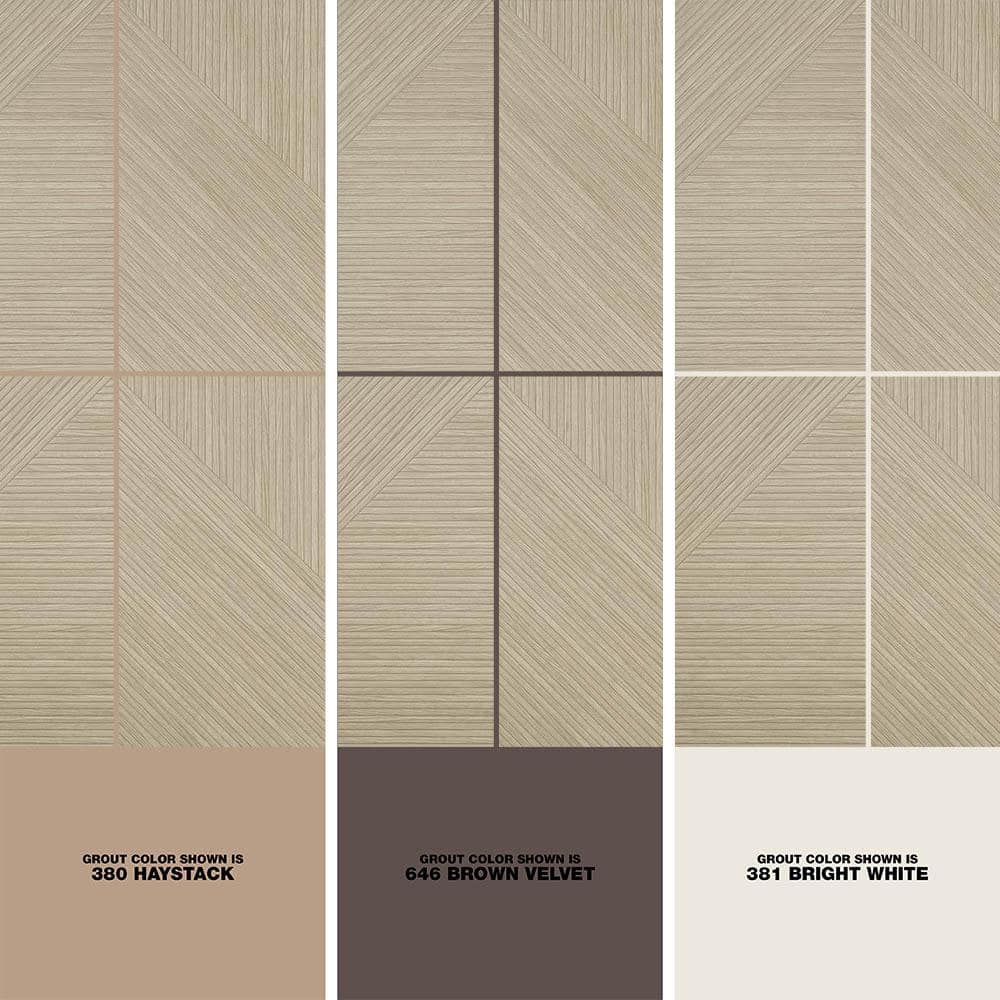 Luxury Ribbed Oak 23.62 in. x 47.24 in. Matte Porcelain Wall Tile (15.49 sq. ft./Case)