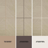 Luxury Ribbed Oak 23.62 in. x 47.24 in. Matte Porcelain Wall Tile (15.49 sq. ft./Case)