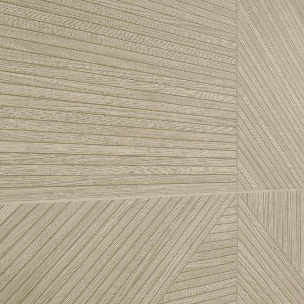 Luxury Ribbed Oak 23.62 in. x 47.24 in. Matte Porcelain Wall Tile (15.49 sq. ft./Case)