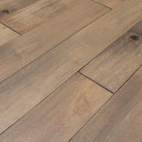 ASPEN FLOORING Oakcrest Caucho Wood 3/4 in. T x 4.5 in. W Light Distressed Solid Hardwood Flooring (21.82 sqft/case)