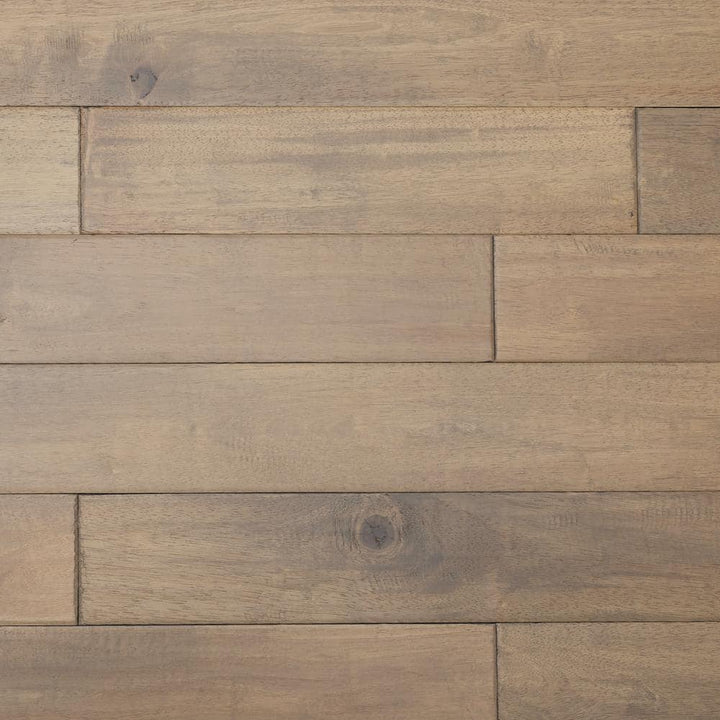 ASPEN FLOORING Oakcrest Caucho Wood 3/4 in. T x 4.5 in. W Light Distressed Solid Hardwood Flooring (21.82 sqft/case)