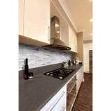 MSI Ocean Crest Brick 12 in. x 12 in. x 8 mm Glass, Metal & Stone Mesh-Mounted Mosaic Wall Tile (10 sq. ft./Case)