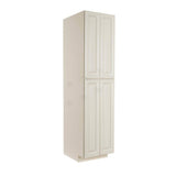 LIFEART CABINETRY Princeton Assembled 24 in. x 96 in. x 27 in. Tall Pantry with 4-Doors in Off-White