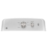 GE 7.2-cu ft Reversible Side-Swing Door Gas Dryer (White)