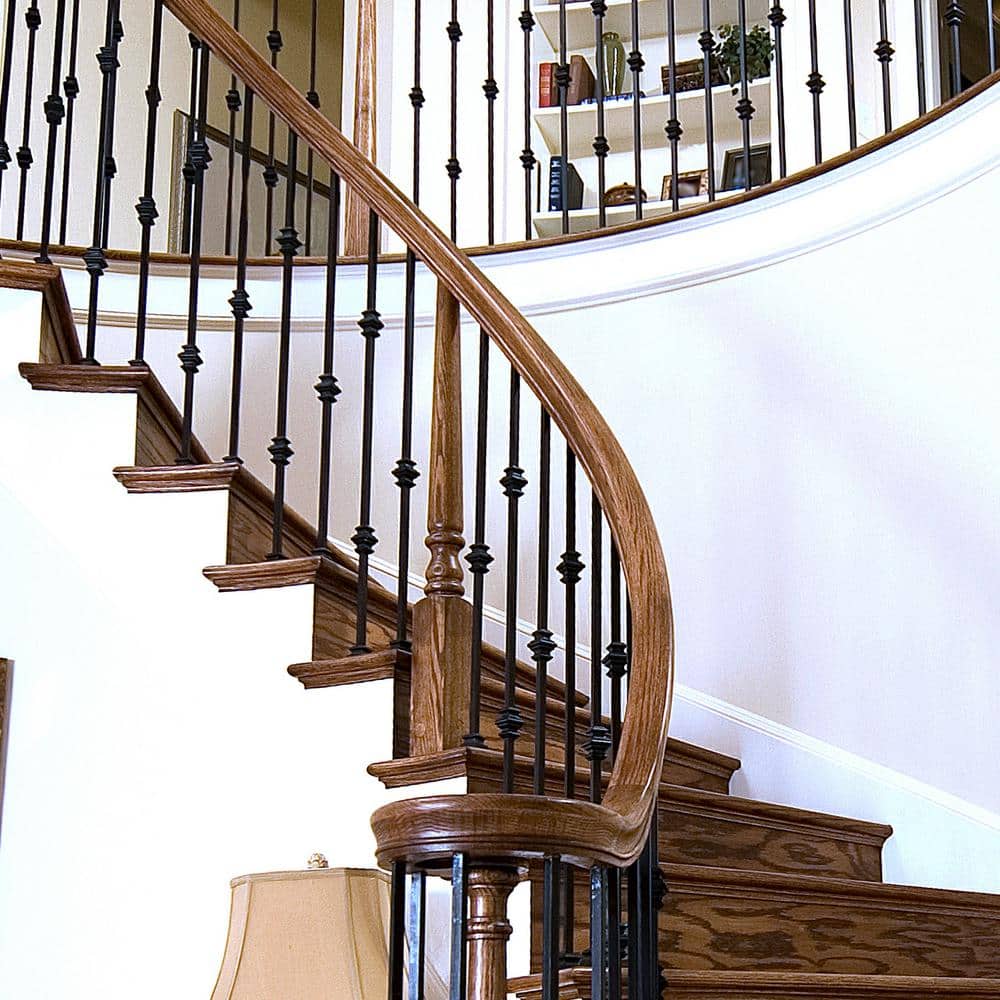 EVERMARK Stair Parts 1/2 in. Oil Rubbed Bronze Metal Knuckle Baluster Fitting for Stair Remodel